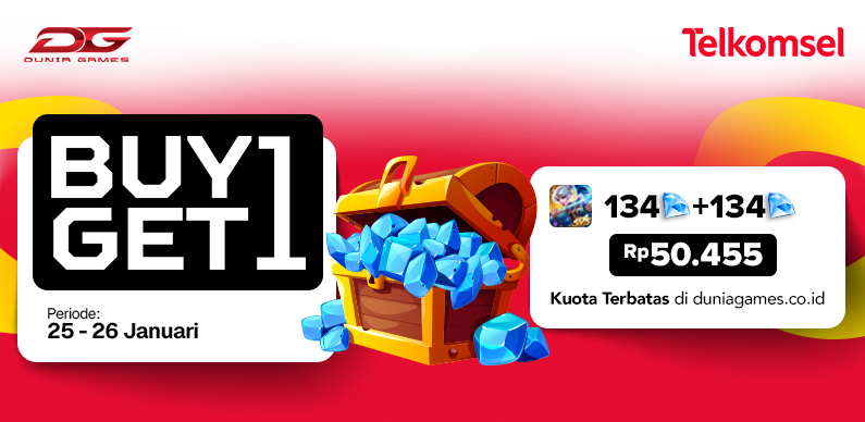 Tatatoto B1G1 MLBB Double Diamond MLBB